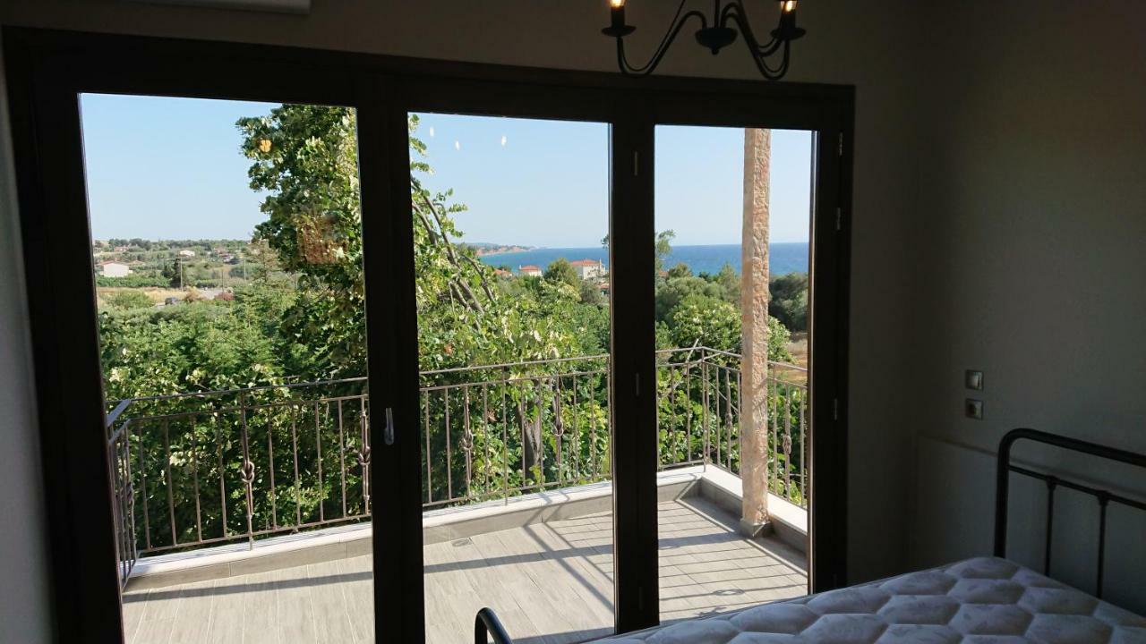 Stone House With Seaview Apartment Nea Poteidaia Exterior foto