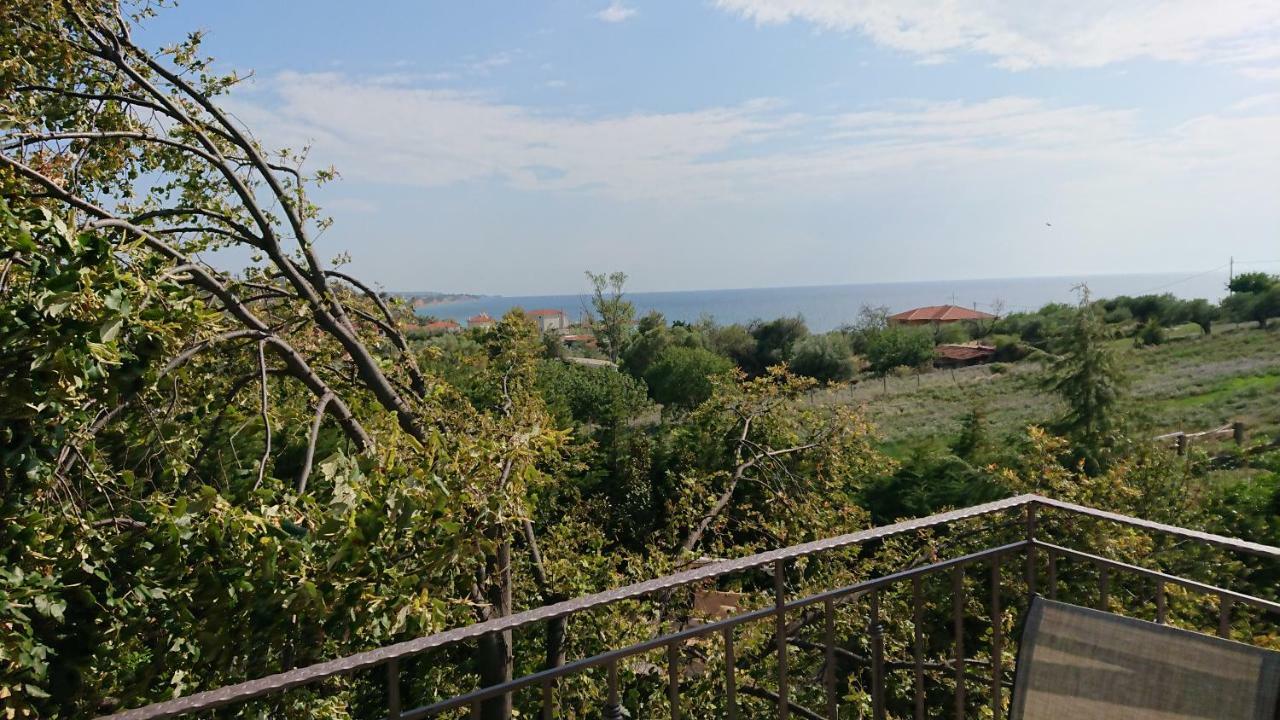 Stone House With Seaview Apartment Nea Poteidaia Exterior foto