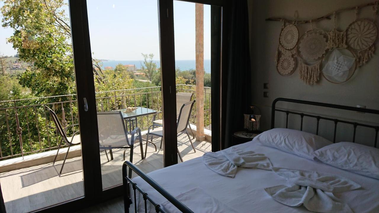 Stone House With Seaview Apartment Nea Poteidaia Exterior foto